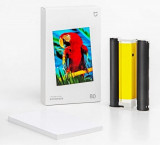 Cumpara ieftin Hartie de printare pentru Xiaomi Mijia AirPrint, 80 de bucati, 6 inch, Anti-umezeala, Anti-amprenta, 2 cartuse