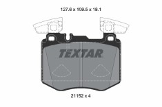 TEXTAR 2115201 Q+ set placute frana,frana disc