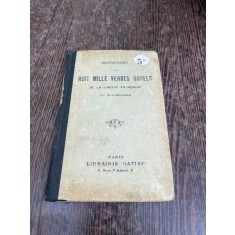Dictionnaire des huit mille verbes usuels de la langue francaise