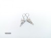 Cercei Argint 925 Arwen Evenstar LOTR, 3.2cm, 4gr, Saculet Catifea - Bijuterii Lord of the Rings