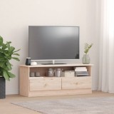 Dulap TV cu sertare , zALTA, 100x35x41 cm, lemn masiv de pin