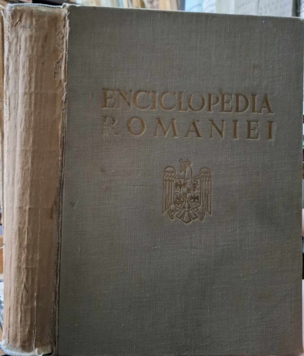 Enciclopedia Romaniei-vol.2 cu semnatura olografa a regelui Carol al II-lea
