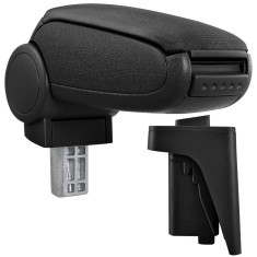 [pro.tec] Marca specifica pentru cotiera auto Audi A3 S3 8P - cotiera auto - cu compartiment pentru depozitare - tesatura - negru HausGarden Leisure foto