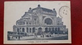 Romania-1919-Constanta-casinoul comunal-C.P.circ, Circulata, Ploiesti, Printata