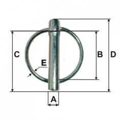 Siguranta Bolt Cu Inel 10.0X56Mm / 3.5X36.5Mm / 45Mm