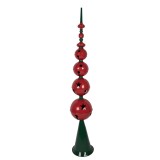 Cumpara ieftin Decoratiune Craciun metal verde rosu &Oslash; 31x193 cm