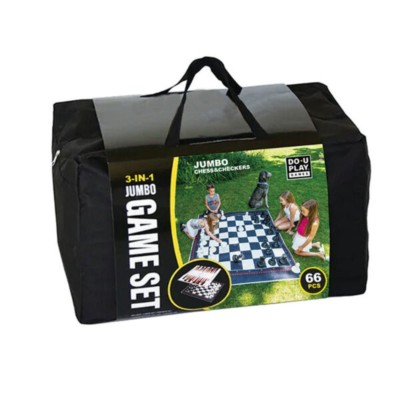 Joc de exterior 3 in 1 Sah/Dame/Table foto