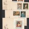 RO - FDC - REPRODUCERI DE ARTA I SERIE + COLITA ( LP 668-669 ) 1968 ( 4 DIN 4 )