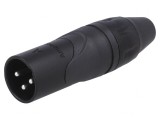 Mufă XLR Tată 3 Pin pe Cablu Cu Lipire