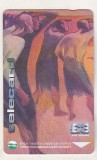 bnk card Cartele telefonice - Cipru - Picturi - T. Kanthos, August '74 - Oil on Canvas, 1979 - 28CYPB