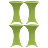 vidaXL Husă elastică pentru masă, 4 buc., verde, 70 cm 279088