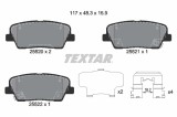 Set placute frana TEXTAR 2552001
