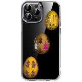 Husa personalizata apple iphone 14 pro, egg gold