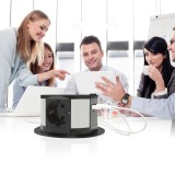 Cumpara ieftin Prelungitor de birou camuflat cu 3 prize și ieșiri USB