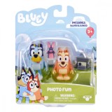 Set 2 figurine, Bluey, Photo Fun