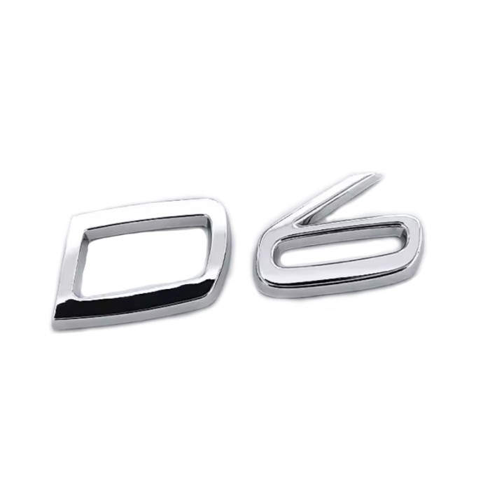 Emblema D6 spate portbagaj Volvo