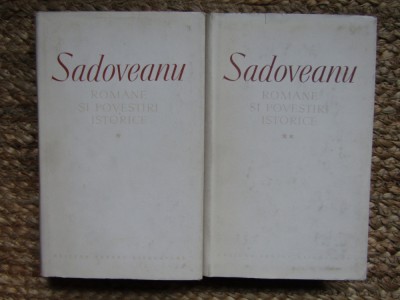 M. Sadoveanu - Romane si povestiri istorice, 2 volume 1961 foto