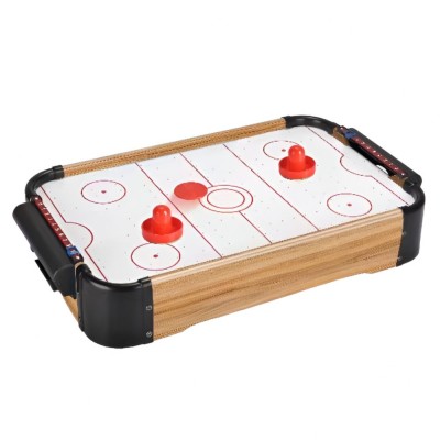 Masa air hockey graffiti fara picioare, flippy, lemn, 2 pucuri, tabela scor, 2 impingatoare, 57x31x9.5 cm, maro foto