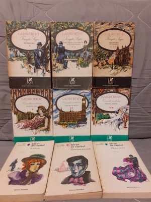 FORSYTE SAGA/COMEDIA MODERNA/SFARSIT DE CAPITOL-JOHN GALSWORTHY EDITIE INTEGRALA foto