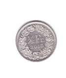 Mondea Elvetia 1/2 franc 2018, stare buna, curata