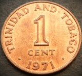 Cumpara ieftin Moneda exotica 1 CENT - TRINIDAD TOBAGO, anul 1971 *cod 3516 = A.UNC, America Centrala si de Sud