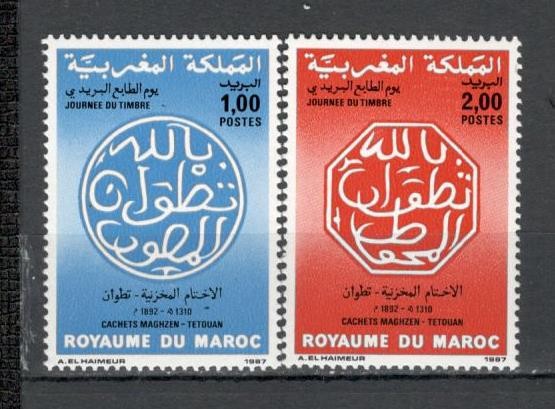 Maroc.1987 Ziua marcii postale MM.149