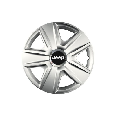 Set 4 capace roti Cu Inel Cromat Esprit R14 pentru gama auto Jeep foto