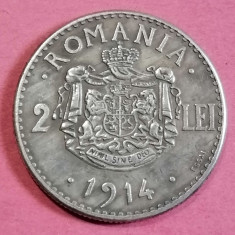 Replică după moneda de argint 2 lei 1914