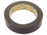 Bandă magnetică maro 25mm x 5m