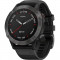 Smartwatch Fenix 6 Sapphire Edition Gri Si Curea Neagra