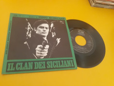 VINIL ENNIO MORRICONE-IL CLAN DEI SICILIANI FOARTE RAR!!!AMP74 ITALY STARE FB foto