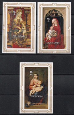 Cook Insule 1978 - Craciun, 3 colite, MNH foto