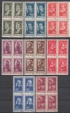 ROMANIA 1947 LP 215 INSTITUTUL DE STUDII ROMANO-SOVIETIC SERIA IN BLOC DE 4 TIMBRE STARE MNH