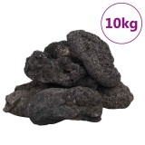 Cumpara ieftin Roci vulcanice, 10 kg, negru, 10-30 cm