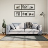 vidaXL Covor pufos &quot;PAMPLONA&quot; cu fire &icirc;nalte, verde modern, 120x170 cm