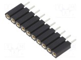 Conector şiruri pini soclu mamă 10 PIN 2,54mm THT 1x10 FISCHER ELEKTRONIK