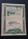 Actiune 1943 Carpatina / industria lemnului / forestiera / titlu de 5 actiuni