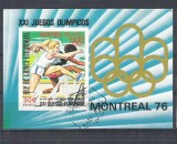 Eq. Guinea 1974 Sport, imperf. sheet, used I.064, Stampilat