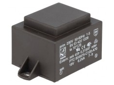 Transformator Incapsulat 6VA 230V AC 18V 334mA PCB BVEI foto
