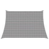 vidaXL P&acirc;nză de umbră Antracit și Alb 4 / 5 x 3 m HDPE 42032805