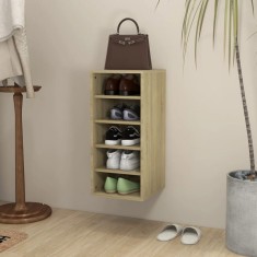 vidaXL Pantofar, stejar sonoma, 31,5x35x90 cm, PAL 808987