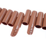 Separator gazon Palisada, plastic, teracota, 25 cm x 2.4 m