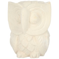 Sculptura de piatra simbol Bufnita &amp;#8211; Stone Owl L