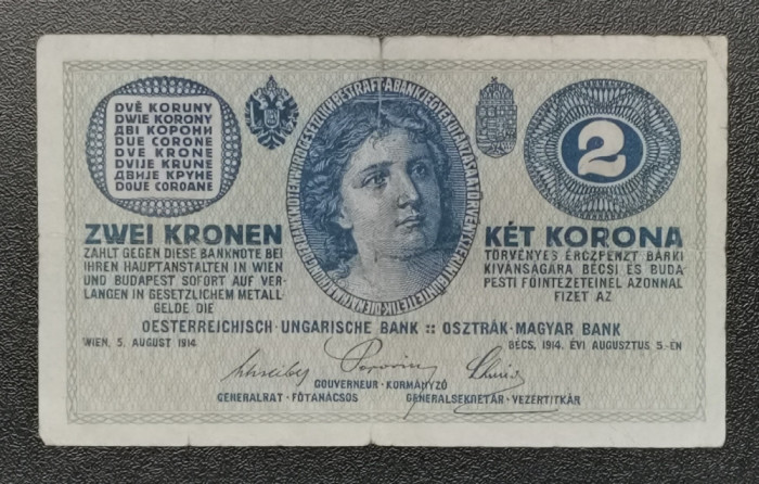Austro Ungaria 2 Kronen 1924 Coroane