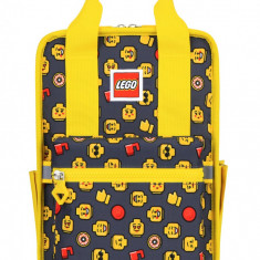 Rucsac Casual Lego Tribini Fun Small - Design Heads And Cup - Galben