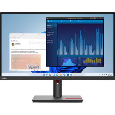 Monitor LED Lenovo ThinkVision T27h-30 27 inch QHD IPS 4 ms 60 Hz USB-C