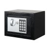 Seif Electronic Negru Smith &amp; Locke, 17x23x17 cm, 4.5L, 2 Chei, Otel, Antifurt, Cifru