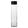 Sticlă Cilindrică, Model Negru, Capacitate 800ml, Transparentă, Cu Capac Filetat, Oem