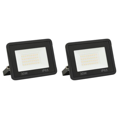 Proiectoare cu LED, 30 W, 2 buc., alb cald foto