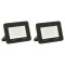 Proiectoare cu LED, 30 W, 2 buc., alb cald